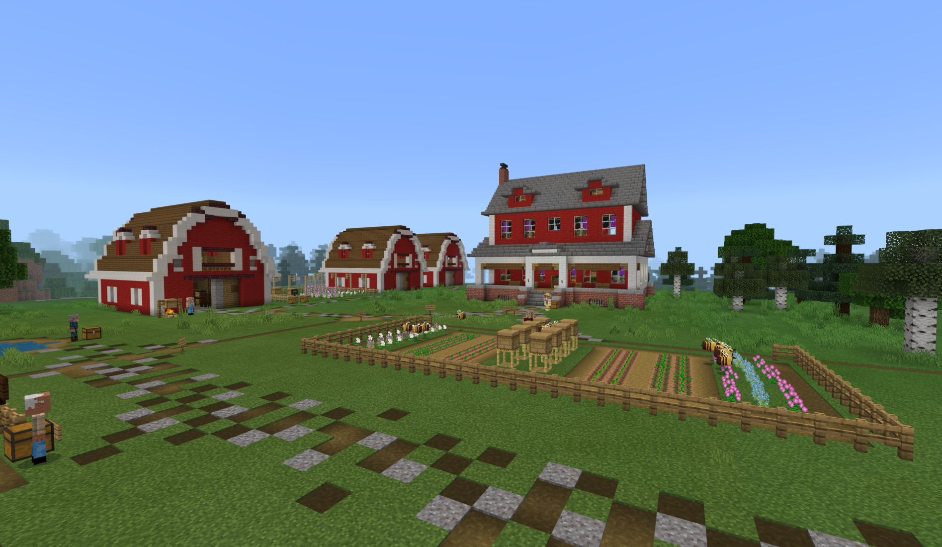 BUILD WITH BEES: FARMING  Minecraft Education Edition
