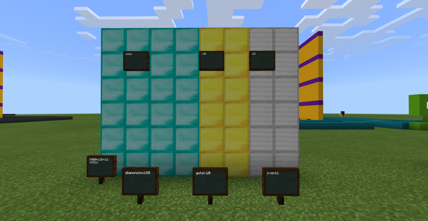 I made a Minecraft Multiplication Table – Education and ICT